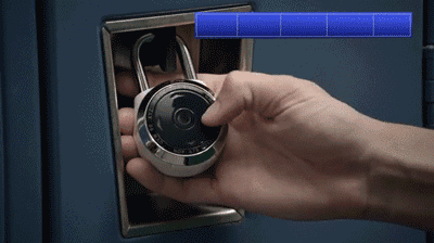 1600萬(wàn)種密碼組合，科技感十足的觸控密碼鎖